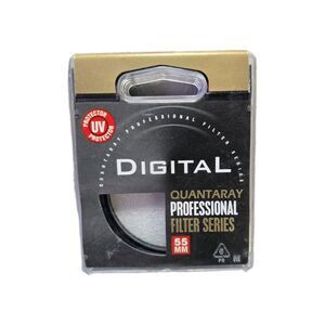 Quantaray Professional 55 mm Digital UV Filter Protector  Made in Japan ~ SEALED